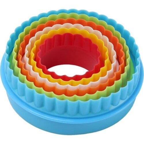 15% 6pcs Circular Multi-size Cookie Cutter Set Biscuit Fondant for Kid Sandwich Mold baking supplies baking accessories