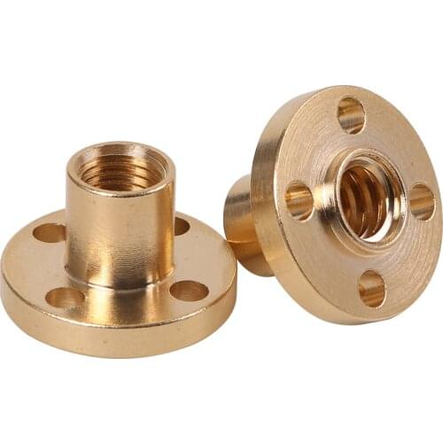 1Pc 3D Printer M8 TR8 - 8mm 4mm 2mmTrapezoidal Screw for Supporting All the Copper Nut Stepper Motor Guide screw for Lead Screw