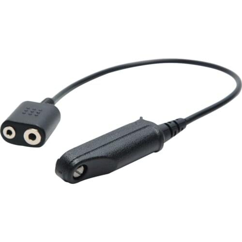 Audio Cable Adapter for Baofeng UV-XR UV-9R Plus UV-5R BF-888S UV-82 UV-S9 Walkie Talkie Headset Speaker Mic