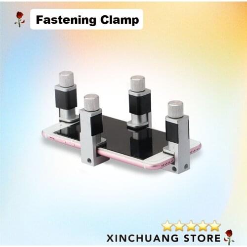 Aluminum Adjustable Clamp Fixture for mobile phone LCD display screen fastening