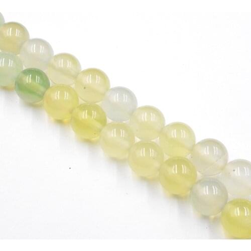 Natural Stone Grape Green Agates Beads 4-12mm Loose Beads Pick Size for Jewelry Making Charm Accessories DIY Free Shipping