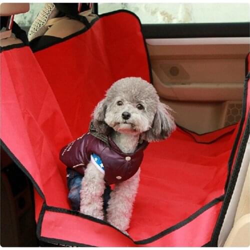 Car Seat Cover for Pet Dogs Anti Slip Easy Carry Protector Foldable Waterproof Cushion Rear Bench Back Mat Hammock Beds Car Mat