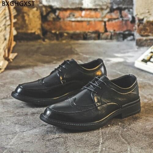 Black Italian Mens Oxford Leather Shoes Luxury Designer Shoes Men High Quality Dress Shoes for Men 2021 Chaussure Homme Zapatos