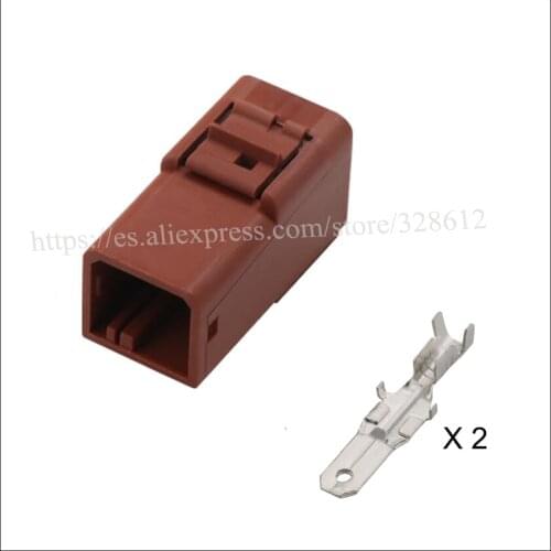 DJ7021-4.8-11 car wire male cable Waterproof sheath 2 pin connector automotive Plug socket include terminal and seal