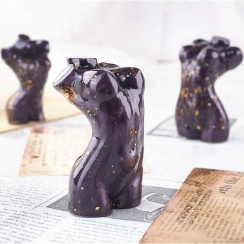 Art Body Candle Mold Cute Female Perfume Candle Silicone Mold Fragrance Candle Making Wax Mould Valentines Day Scented Making