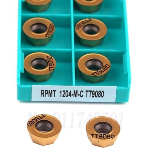 RPMT 1204-M-C TT9080 Milling Turning Tool Carbide Blade CNC Lathe Tool Milling Insert High Quality Milling Cutter For Steel Part