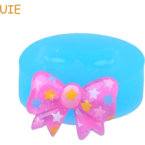 FYL043U 20.5mm Bow Flexible Silicone Mold - Ribbon Mold Fondant, Sugarcraft, Cake Decoration, Gum Paste, Jewelry DIY, Resin Clay