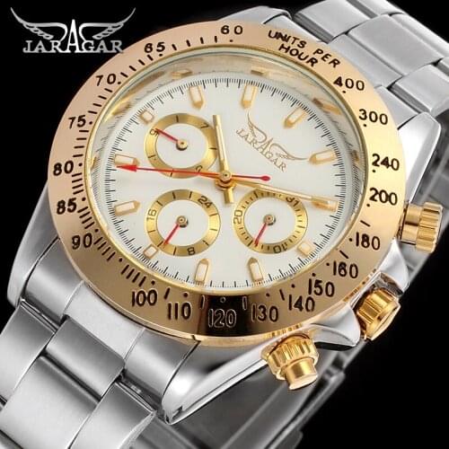 JAG6903M4T1 new popular Jargar Automatic men watch factory stainless steel band best price free shipping with gift box