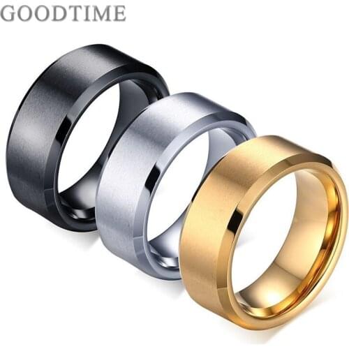 Fashion Tungsten Carbide Rings Bands Jewelry Accessoeries Engagement Wedding Ring Accessories For Men Party