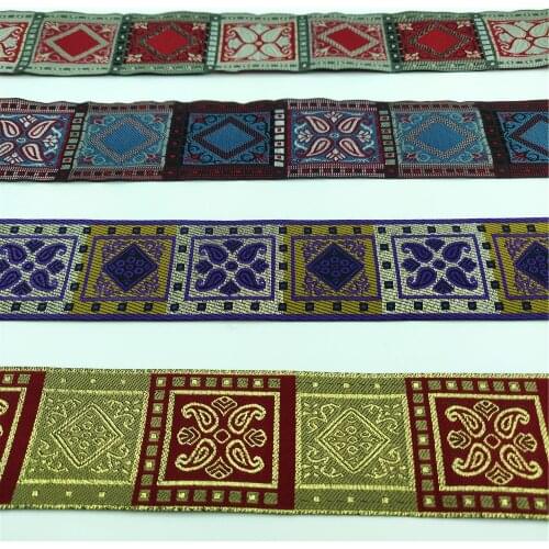 Geometry Handmade Jacquard Ribbon Lace 4.5/5 cm width Thin Gorgeous Ribbons Fabric