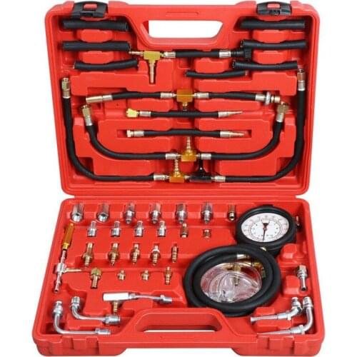 TU-443 Deluxe Manometer Fuel Pressure Gauge Engine Testing Kit Fuel Injection Pump Tester Full System