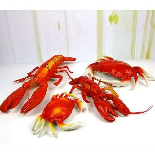 Simulated Lobster Model Plastic Simulation Crab Decoration Lobster Props Shooting Scene Factory Spot Wholesale