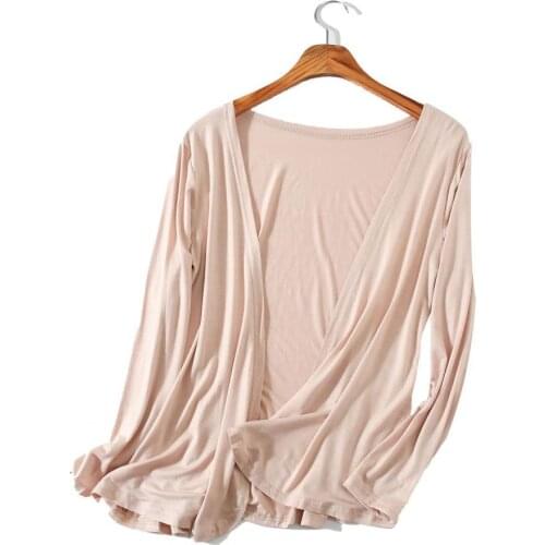 New Stylish Sun-protection Clothing Solid Color Knitted Women Long Sleeve Thin Blouse for Outdoor Riding Travel