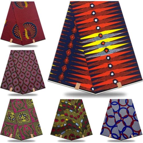 Wholesale prices！2021 New Guaranteed 100% cotton African real wax fabric Veritable Ankara Wax Ghana style Patchwork Sewing XY3AA