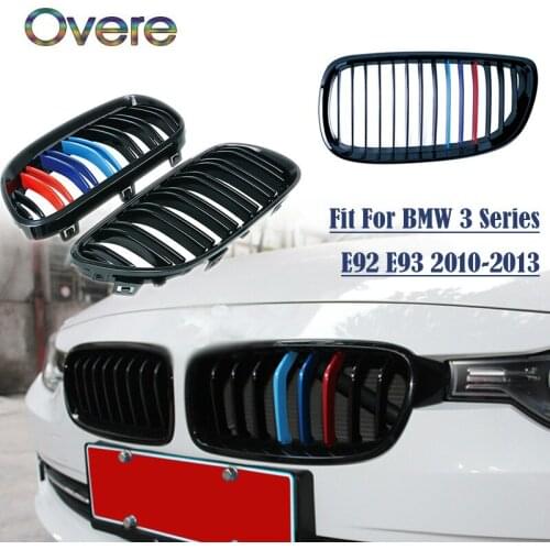 Overe Car Front Bumper Racing Grills Grilles For BMW E92 E93 BMW 3 Series Coupe M3 2010 2011 2012 2013 325i 328i Accessories