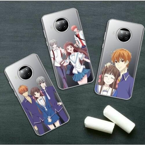 Fruits Basket Japan anime Phone Case Transparent for Xiaomi Redmi note 10 t 8 9 pro lite 11 luxury design coque funda
