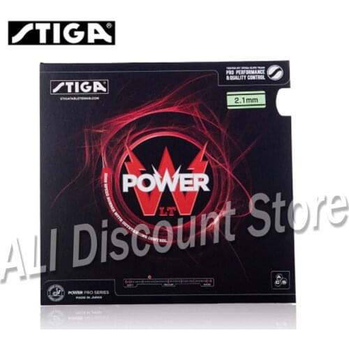 Genuine stiga POWER LT Table Tennis PingPong Rubber With high elastic Sponge Pimples In black and red
