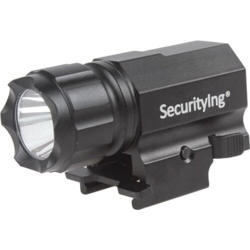 Sale SecurityIng 600 Lumens R5 LED Tactical Gun Flashlight P05 Compact and Lightweight Design Convenient to Carry