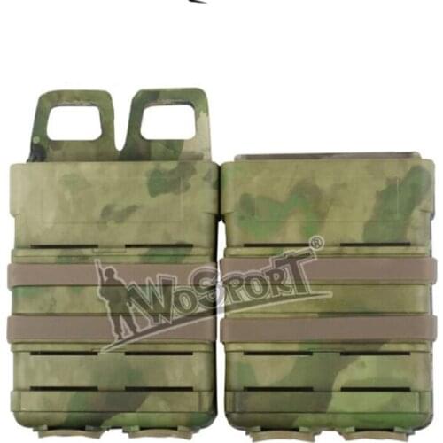 Airsoft Rifle 5.56 M4 AR Magazine Fast Mag Tactical Pouch Molle System Hard Shell Cartridge Pistol Military Hunting Accessories