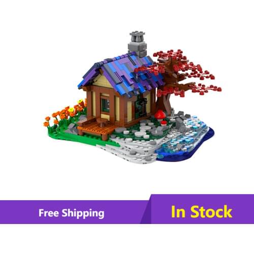 MOC House by the river The Sea Building Block Design Model DIY City Street Toys For Childrens DIY Education Toys Gifts 842PCS