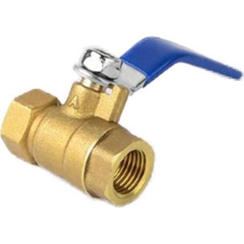 Thickened Copper Ball Tap Water Switch Brass Double Inner Wire Water Pipe Q0KA