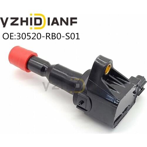 1x CM11-116 4P Ignition Coil For HOND-A CITY CR-Z CIVIC FIT 08-2013 NO# 30520-RB0-003 30520-RB0-S01 UF-626 C1664 134003 CM11116