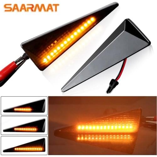 2PCS Side Marker Flashing Indicator For Renault MK4 Vel Satis Wind Avantime Megane 2 Scenic 2 Espace 4 mudguard indicator light