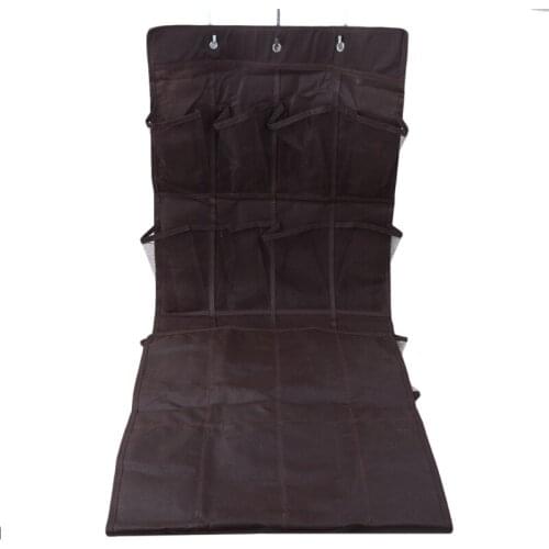 24 Pockets Shoe Hanger Door Hanging Storage Space Organizer Rack Wall Storage Bag Closet Holder