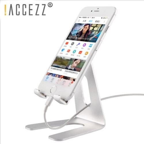 !ACCEZZ Metal Aluminum alloy Universal Mobile Phone Stand Holder For iPhone 8 Plus X 7 Samsung S6 S7 S8 S9 Tablet Phone Support