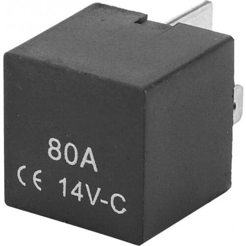 14V 80A 4 Pin Car Auto Relay Automotive Changeover Vehicle Alarm Boat Relay Socket car accessories