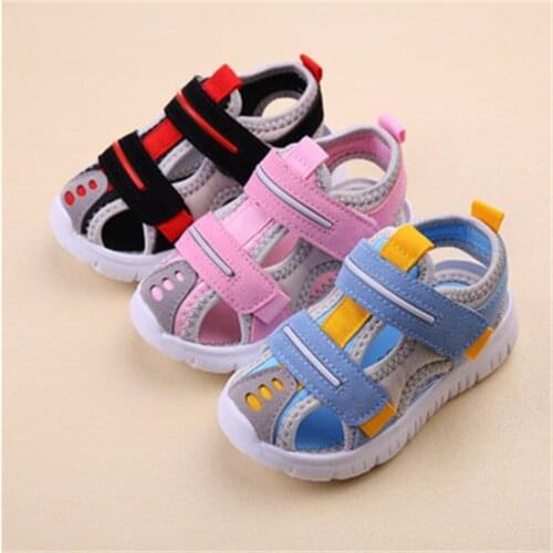 Children Sandals Boys Girls Beach Shoes Soft Lightweight Closed-Toe Outdoor Kids Toddler Sandasl for Baby Shoes Summer