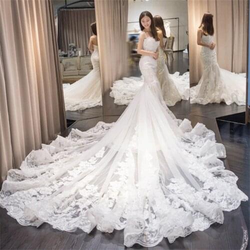 Evebridal Mermaid Silhouette Wedding Dresses