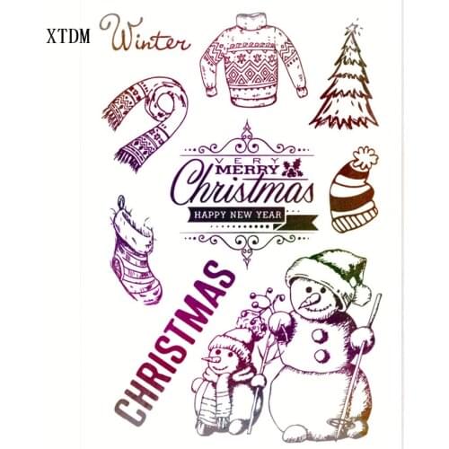 Hot sale merry Easter Transparent Clear Stamps / Silicone Seals Roller Stamp for DIY scrapbooking photo album/Card Making