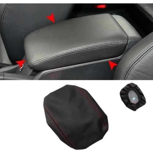 For VW Golf 6 MK6 VI 2010 2011 2012 2013 Microfiber Leather Car Interior Center Control Armrest Box Pad Cover Trim
