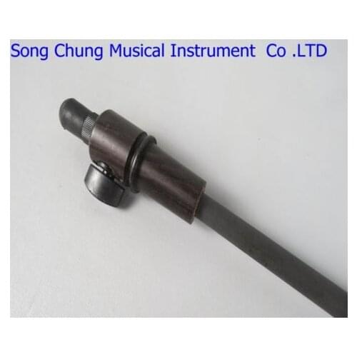 Best Carbon fiber bass endpin ,black hand shank tightening 3/4-4/4