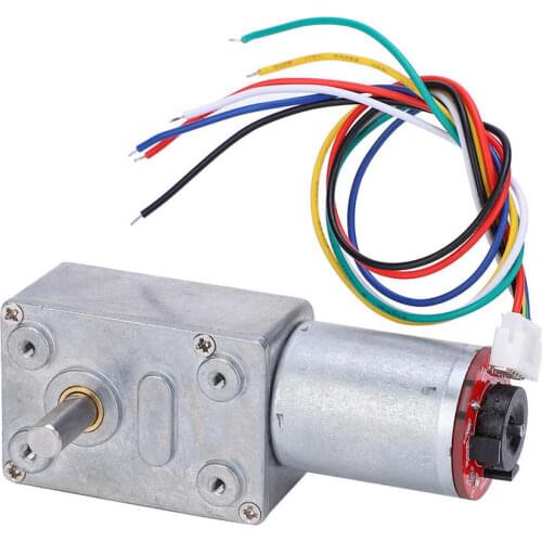 Die-Cut Machine paper cutter Gear Motor Worm Gear Reducer Hgh Torsion with Encoder Brush DC Motors DC12V JGY371 coffee