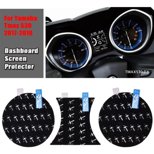 Motorcycle Accessories Cluster Scratch Speedo Screen Protection Film Protector For Yamaha TMAX 530 TMAX530 SX DX 2017 2018 2019