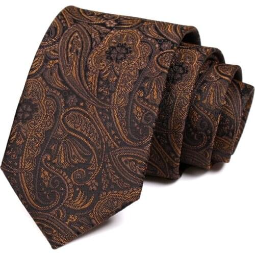 New Design Male Classic Business High Quality 7CM Ties For Men Fashion Formal Necktie Gentleman Work Party Cravate Gift Box