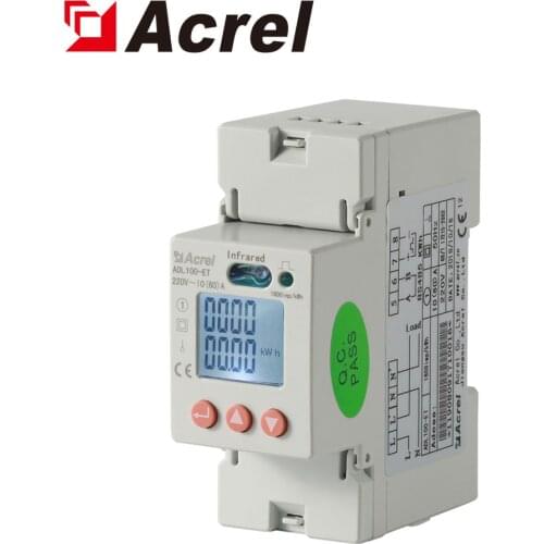 Acrel ADL100-ET din rail single phase energy meter