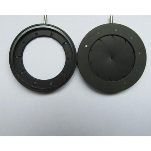 1-29MM Amplifying Diameter Zoom Optical Iris Diaphragm Aperture Condenser for Digital Camera Microscope Adapter with 8 Blades