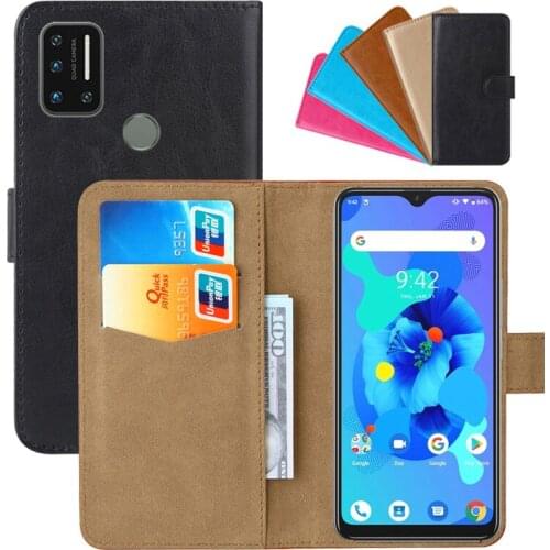Luxury Wallet Case For UMIDIGI A7 PU Leather Retro Flip Cover Magnetic Fashion Cases Strap