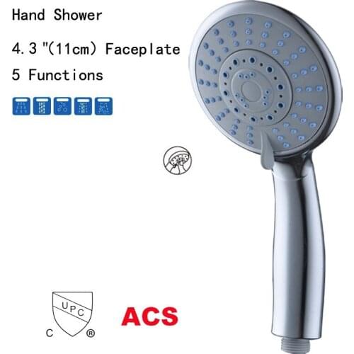 Handheld shower hot new ABS plating high-end shower suit oxygen ultra-thin pressurization water-saving shower heads