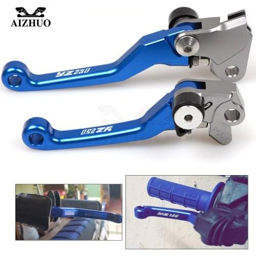 CNC Motocross Dirt Bike Pivot Brake Clutch Levers For YAMAHA YZ125 YZ 125 YZ250 YZ 250 2008 2009 2010 2011 2012 2013-2014