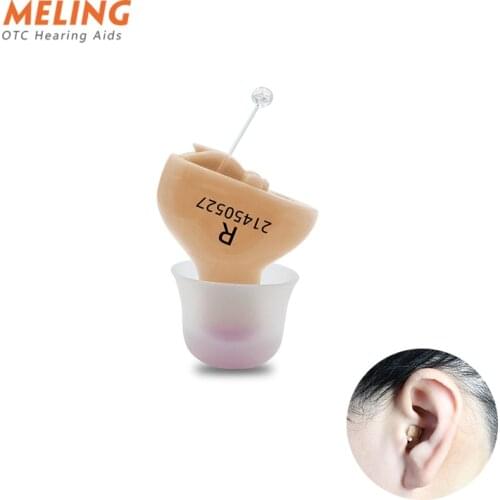 Q10 Hearing Aid Mini Fleshcolor Stealth Hearing Amplifier Portable Aids10A Battery Left Right help elderly people