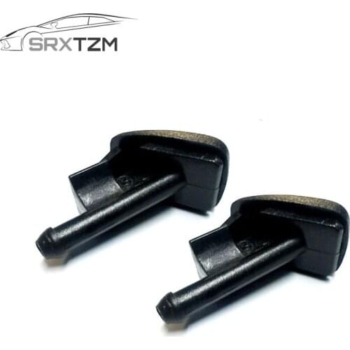 SRXTZM 1 Pair Car Black Plastic Windshield Windscreen Wiper Spray Jets Nozzles 61601384859 for BMW 3 Series E36 Auto Accessories