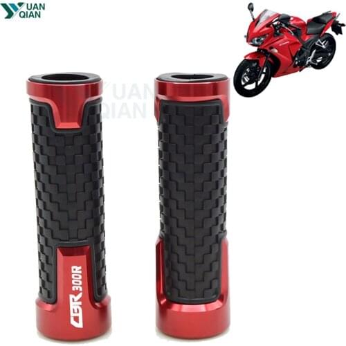 Universal 7/8"Motorcycle Accessories Aluminum Handle Bar Handlebar Hand Grips For honda CBR300R CBR 300R 2014 2015 2016