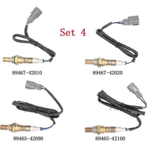 High Quality 4Pcs/Set Air Fuel Ratio Oxygen Sensor O2 Complete For 2001 2002 2003 TOYOTA RAV4