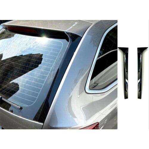 Rear Window Side Spoiler Cover Trim Side Strip Cover Decoration Rear Side Wing Lip Roof Spoiler 2014-18 for Skoda Octavia Wagon
