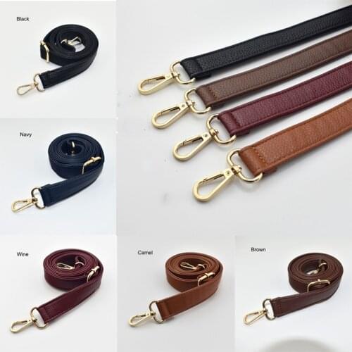 Women 134cm Bag Straps Shoulder Belts DIY Long Belts Leather Adjustable Handle Shoulder Straps Replacement Girls Bag Accessories