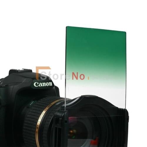 2PCS Gradual Green square Color Conversion Filter for Cokin P Series